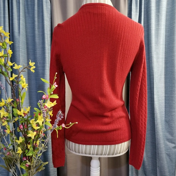 🌻🌺🌻B. MOSS TAILOR CABLE CARDIGAN!! - Picture 2 of 5